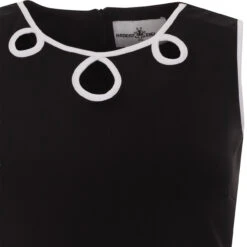 Lazy Daisy Two Tone Mod Dress (B/W) -Fashion House Store madcapeng daisy dress black detail 99336.1661263309