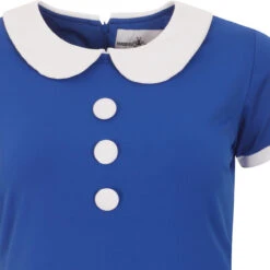Dollierocker Jersey 60s Mod Dress -Fashion House Store madcapeng dollierocker dress blue detail 39263.1661263098 2