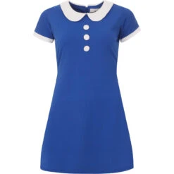 Dollierocker Jersey 60s Mod Dress -Fashion House Store madcapeng dollierocker dress blue front 01718.1661263096 2