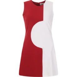 Golightly 60s Mod 2-Tone Dress Red -Fashion House Store madcapeng dollierocker dress red front 65474.1664269031