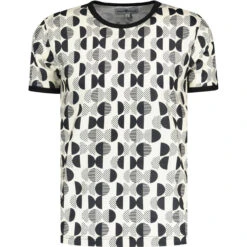 Eclipse Retro Abstract Circle Tee -Fashion House Store madcapeng eclipse tshirt bw front 34677.1678186535 1