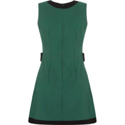 À Go-go 60s Mod Mini Dress (Teal) -Fashion House Store madcapeng gogo dress green back 98431.1661262931 1