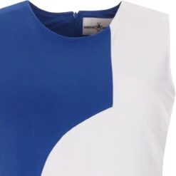 Golightly 60s Mod 2-Tone Dress Blue -Fashion House Store madcapeng golightly dress blue detail 10466.1661263477 1
