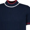 Ripley Grid Jacquard Turtleneck NB -Fashion House Store madcapeng jaquard turtleneck tshirt navy detail 49840.1678197998 1