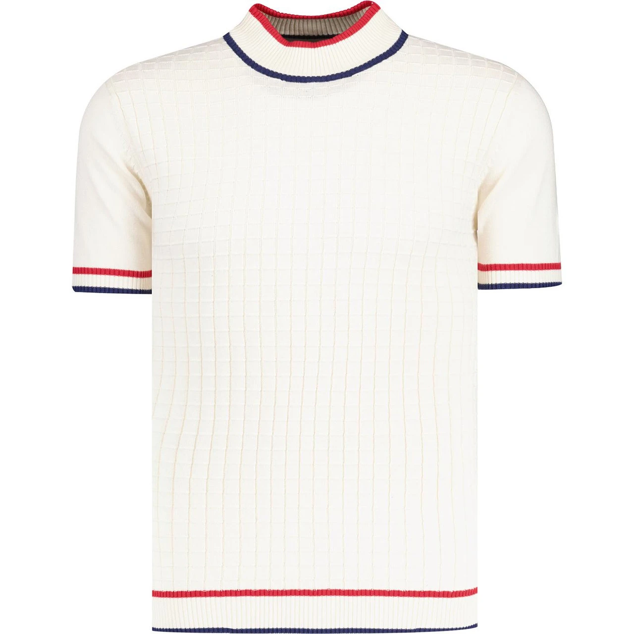 Ripley Grid Jacquard Turtleneck NB 5 Ripley Grid Jacquard Turtleneck NB - Image 3