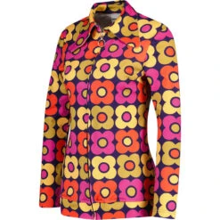 Juliet MADCAP Retro 70s Dagger Collar Zip Shirt N -Fashion House Store madcapeng juliete retro flower shirt navy side 39041.1676647637