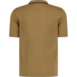 Aftermath Mod Stripe Knit Polo D/IP 13 Aftermath Mod Stripe Knit Polo D/IP -Fashion House Store madcapeng mod striped polo leaf back 43834.1678463408 1