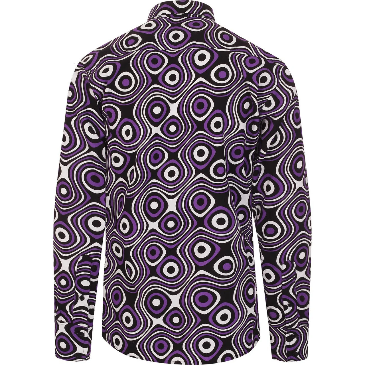 Trip Op Art Mod Big Collar Shirt 6 Trip Op Art Mod Big Collar Shirt - Image 4