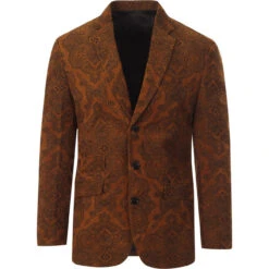Paisley Rave Cord 3 Button Blazer T