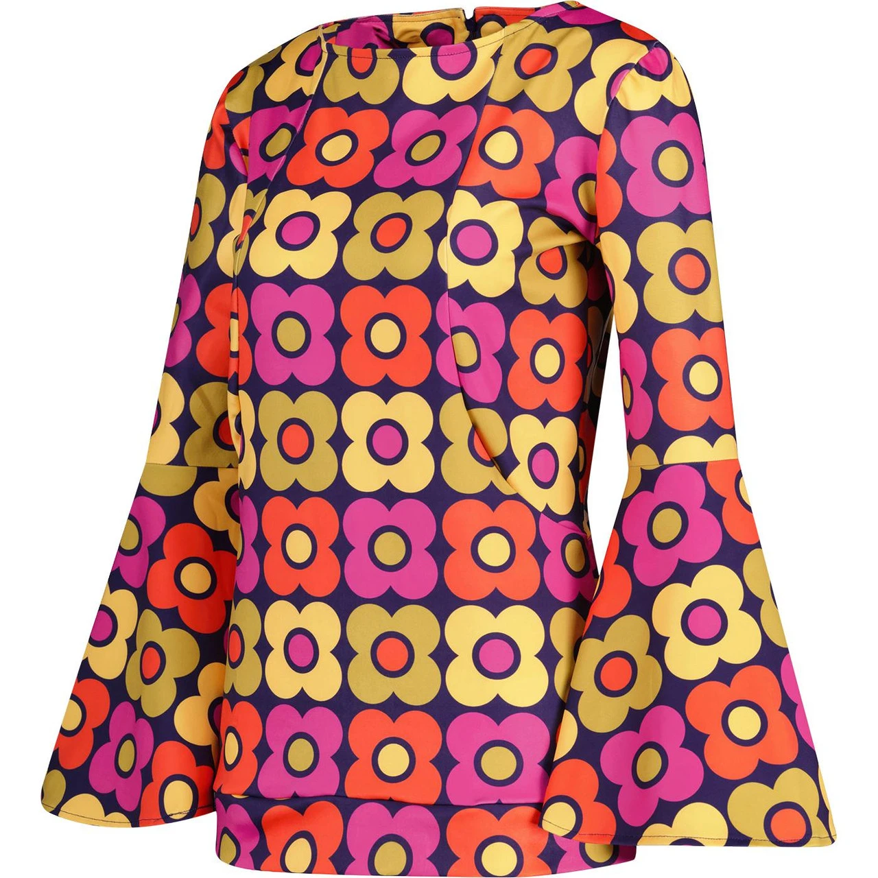 Stargaze 70s Flower Bell Sleeve Top 9 Stargaze 70s Flower Bell Sleeve Top - Image 7