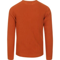 Caine Ribbed Grandad Top (HG) -Fashion House Store madcapeng ribbed long polo rust back 74989.1661264056 3