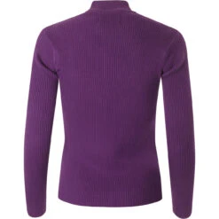 Brigitte Ribbed Turtleneck Top (B) -Fashion House Store madcapeng ribbed turtleneck purple back 13177.1661264116 3