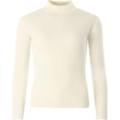 Brigitte Ribbed Turtleneck Top (IP) -Fashion House Store madcapeng ribbed turtleneck white front 71731.1661264129