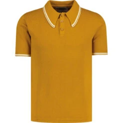 Empire Retro Popcorn Knit Polo (JR) -Fashion House Store madcapeng spear waffle polo yellow front 29515.1673453065