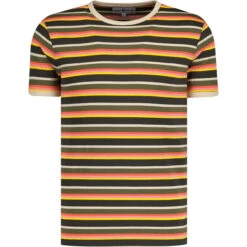 Dekker Retro 70s Stripe T-Shirt -Fashion House Store madcapeng stripe ringer tshirt peat front 36290.1678374336