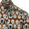 Trip Teardrops Mod Op Art Shirt NF -Fashion House Store madcapeng teardrop shirt teal detail 75578.1661264499