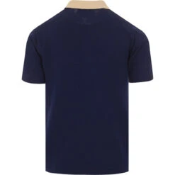 Farlowe Mod Stripe Knit Polo Top -Fashion House Store madcapeng vertical stipes polo blue back 34131.1661263006 1