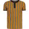 Squire Retro Mod Stripe Grandad Tee -Fashion House Store madcapeng winstono tshirt cheddar front 64335.1678188317