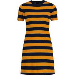 Cassia 60s Mod Knit Stripe Dress N -Fashion House Store madcapengland cassia dress navy front1 92907.1671539665 1