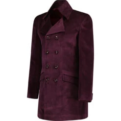 In Crowd High Collar Velvet Jacket -Fashion House Store madcapengland incrowd velvet coat purple side 37809.1687188998