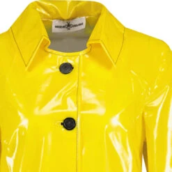 Jackie MADCAP Made In England Retro 60s Raincoat Y -Fashion House Store madcapengland jackie raincot yellow detail 89935.1687515303