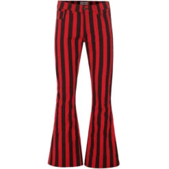 Holy Roller Retro Stripe Flares B/W -Fashion House Store medcap holy roller black red 01 53271.1664879877 2