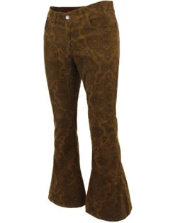 Paisley Rave Retro 70s Cord Flares -Fashion House Store paisley cord flares 3 24175.1679656831 2