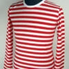 '293 Portobello Road' - Sixties Mod Indie Tee -Fashion House Store red white stripey top 45479.1666958831