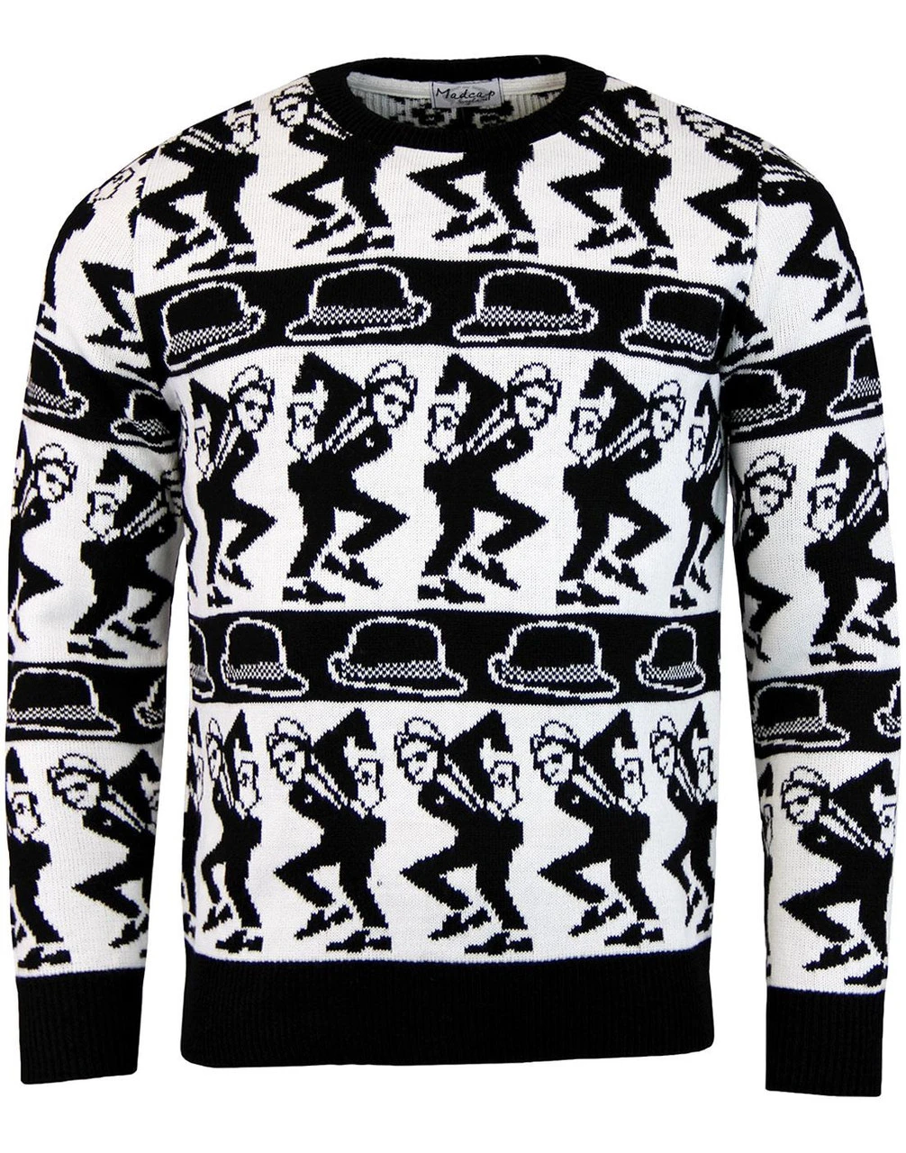 Ska Fairisle Retro Mod Intarsia Rudeboy Jumper 4 Ska Fairisle Retro Mod Intarsia Rudeboy Jumper - Image 2