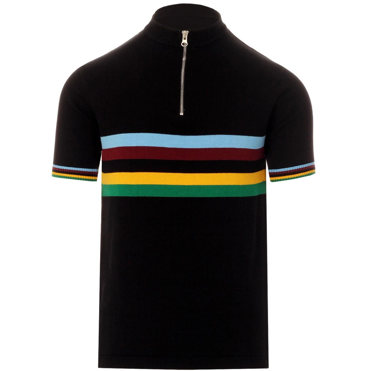 Velo Rainbow Stripe Cycling Top (B) 3 Velo Rainbow Stripe Cycling Top (B)